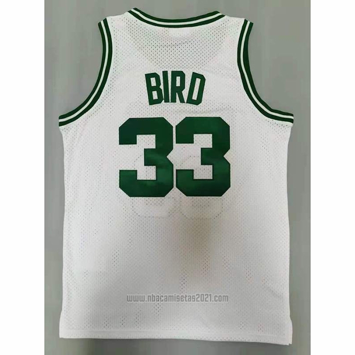 Camiseta Boston Celtics Larry Bird #33 Mitchell & Ness 1985-86 Blanco